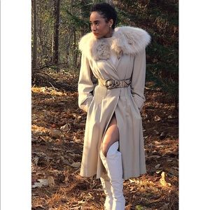 Vintage faux fur coat